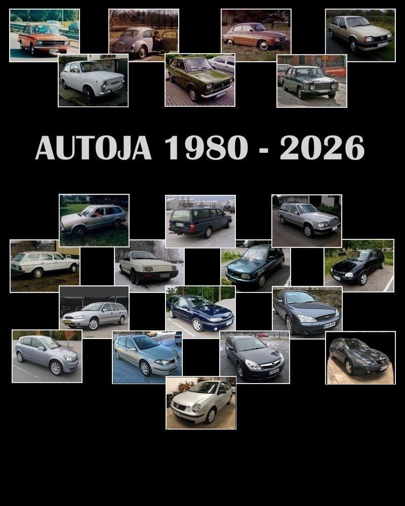Loistoautoja vuodesta toiseen